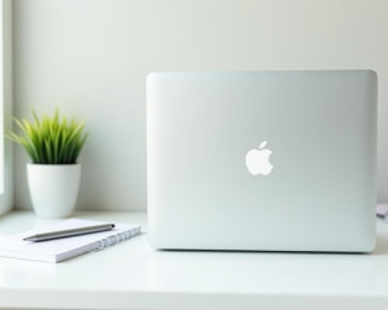 Clean modern workstation representing data security